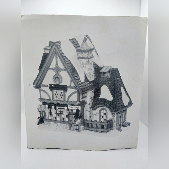Vtg Dept 56 Dickens Christmas Village 1997 LEACOCK POULTERER - Picture 6 of 8